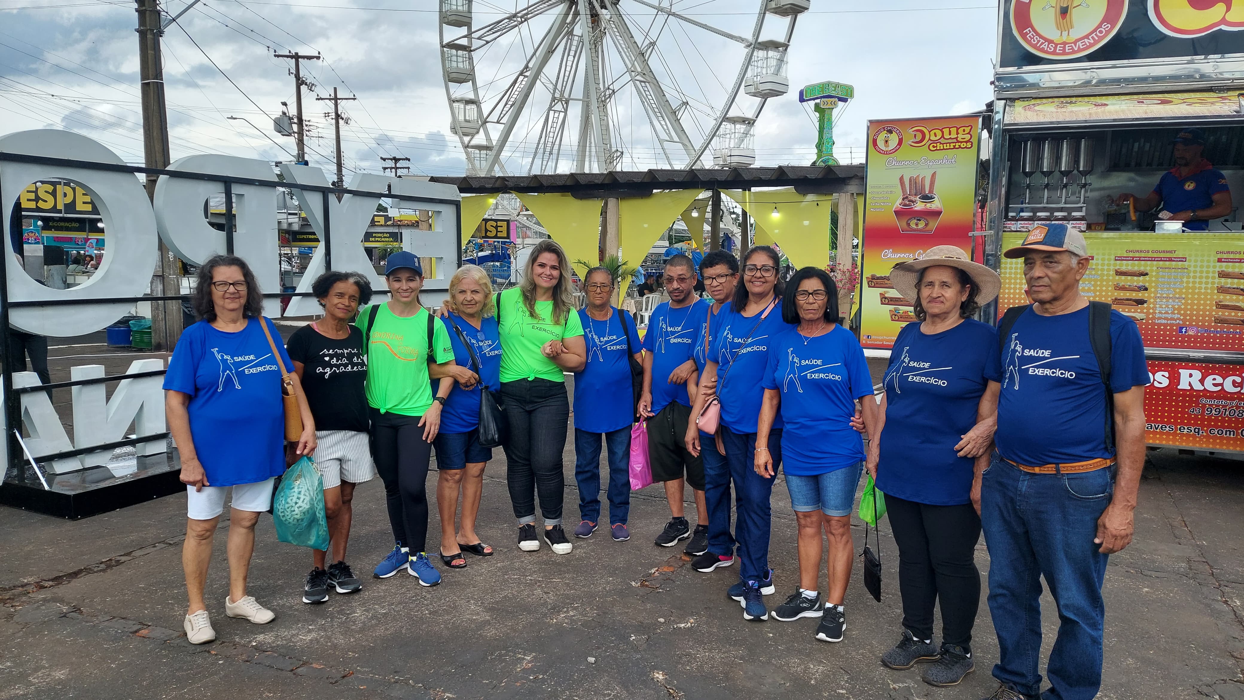 Terceira idade ‘invade’ parque Ney Braga e se diverte na expolondrina